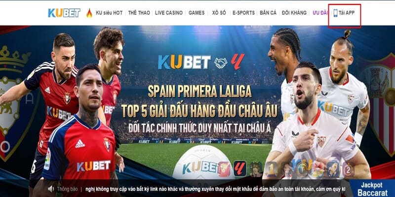 Chọn đúng đường dẫn chính chủ vào Kubet